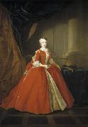 Louis de Silvestre Portrait of the Princess Maria Amalia of Saxony in Polish costume. oil painting artist